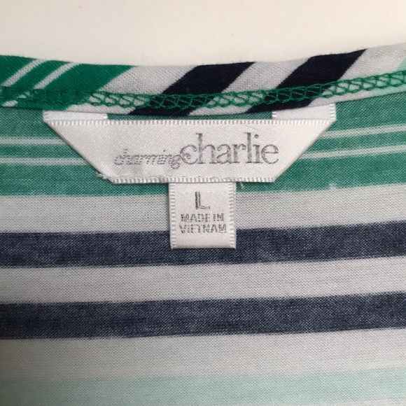 Charming Charlie 3/4 Sleeve Top - Picture 2 of 3